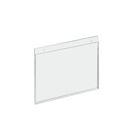 Azar Displays 7"W x 5"H Wall U-Frame w/ Holes, PK10 162723